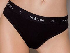 Трусики-сліпи з бавовни та еластаном Passion PS004 PANTIES black, size S
