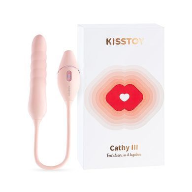 Пульсатор з вакуумним стимулятором KISSTOY Cathy III рожевий