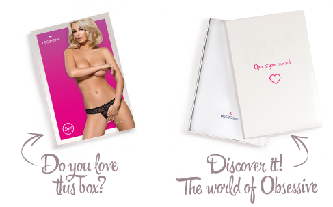 Obsessive 837-THC-1 crotchless thong L/XL