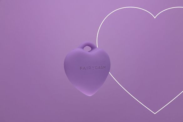 Мінівібратор &laquo;Сердечко&raquo; FairyGasm PleasureStone violet, фіолетовий