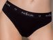 Трусики-сліпи з бавовни та еластаном Passion PS004 PANTIES black, size S