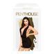 Міні-сукня Penthouse Heart Rob L/XL Black, хомут, глибоке декольте, мініатюрні стрінги