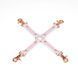 Хрестовина Liebe Seele White & Pink Leather Hogtie
