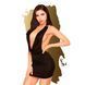 Міні-сукня Penthouse Heart Rob L/XL Black, хомут, глибоке декольте, мініатюрні стрінги