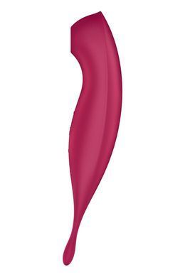 Смарт-вибратор для клитора с вакуумной стимуляцией Satisfyer Twirling Pro+ красный