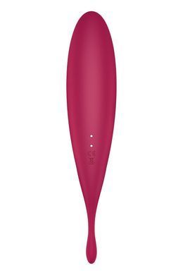 Смарт-вибратор для клитора с вакуумной стимуляцией Satisfyer Twirling Pro+ красный