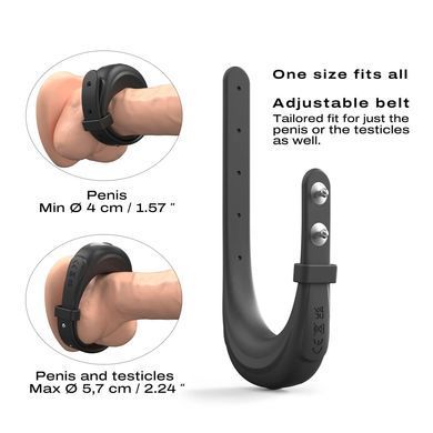 Эрекционное виброкольцо Dorcel Fit Vibe Ring, черное