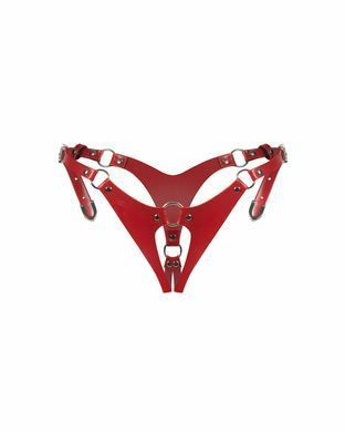 Трусики Obsessive Inferro crotchless thong S/M/L