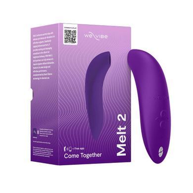 Вакуумный смарт-стимулятор для пар We-Vibe Melt 2 Purple, фиолетовый