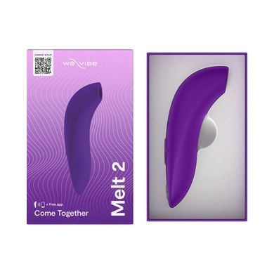 Вакуумный смарт-стимулятор для пар We-Vibe Melt 2 Purple, фиолетовый