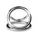 Потрійне ерекційне кільце Sinner Gear Unbendable &ndash; Triad Chamber Metal Cock and Ball Ring &ndash; Large, срібне