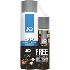 Набор змазок System JO H2O - Original (120 мл) + Gelato - White Chocolate Raspberry (30 мл)