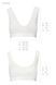 Спортивний топ з еластичної бавовни Passion PS005 TOP white, size M