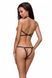 Портупея-боді зі стреп IVENA black S/M - Passion Exclusive