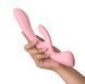 Двосторонній вібратор-кролик Satisfyer Triple Oh рожевий