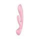 Двосторонній вібратор-кролик Satisfyer Triple Oh рожевий