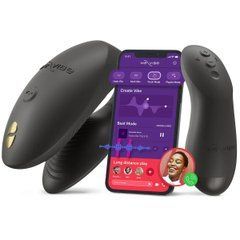 Смарт-вібратор для пар We-Vibe Chorus Pro Satin Black, чорний