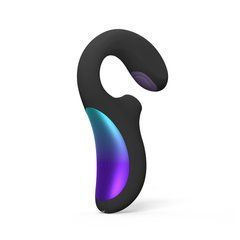 Звуковой стимулятор с вибрацией LELO Enigma Double Sonic, чёрный