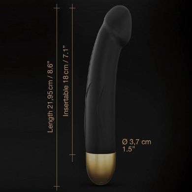 Вибратор Dorcel Real Vibration M Gold 2.0, диам 3,7см, перезаряжаемый, для точки G