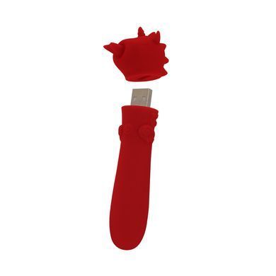Вібратор-єдиноріжка Unihorn USB Bullet &ndash; Blaze Diablo віброкуля, бордовий
