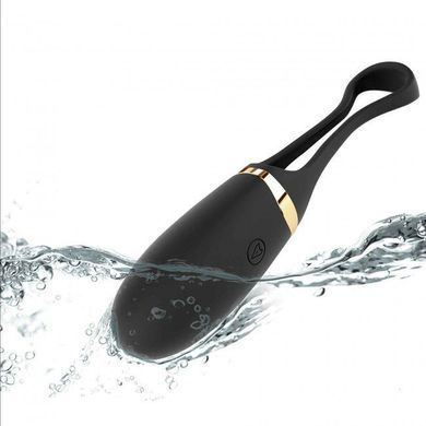 Віброяйце Dorcel Secret Delight Gold з пультом ДК, чорне