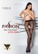 Колготки з відкритим доступом, контрастна подвійна резинка TIOPEN 015 black 1/2 (20 den) &mdash; Passion