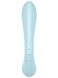 Двосторонній вібратор-кролик Satisfyer Triple Oh Light Blue, 3 мотори