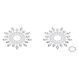 Пэстис из кристаллов Petits Joujoux Gloria set of 2 - Silver, украшение на грудь
