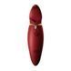 Вібратор 2в1 з язичком Zalo &mdash; Hero Wine Red, кристал Swarovski, червоний