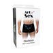 Мужские трусы с сюрпризом Art of Sex - Gladiator, черные с эффектом мокрого бархата, размер S