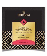 Лубрикант Sensuva Natural Water-Based Strawberry &ndash; клубника, 6 мл