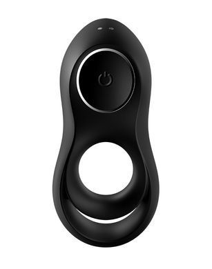 Ерекційне кільце з вібрацією Satisfyer Legendary Duo, чорне