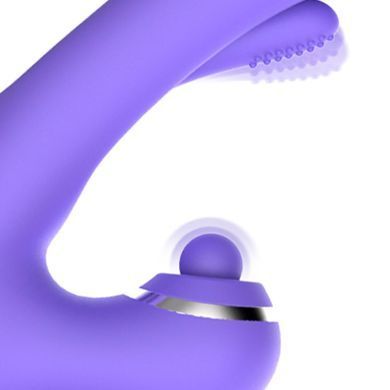 Вібратор-кролик Good Vibes Only - Tess Rabbit Vibrator with G-Spot Stimulator, фіолетовий