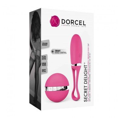 Віброяйце Dorcel Secret Delight Magenta з пультом ДК, рожеве