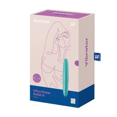 Мінівібратор Satisfyer Ultra Power Bullet 6 Turquoise, бірюзовий