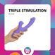 Вібратор-кролик Good Vibes Only - Tess Rabbit Vibrator with G-Spot Stimulator, фіолетовий