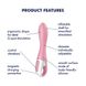 Вибратор точки G Satisfyer Air Pump Vibrator 2, надувается