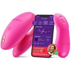 Смарт-вібратор для пар We-Vibe Chorus Pro Electric Pink, рожевий