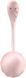 Смарт-виброяйцо Satisfyer Ribbed Petal Connect App Rose, розовое