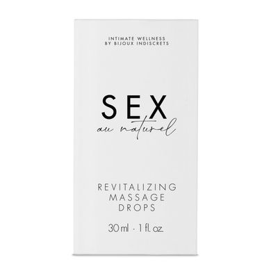 Капли для интимного масса Bijoux Indiscrets Sex au Naturel – Revitalizing Intimate Massage Gel