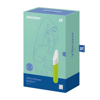 Минивибратор с гибким язычком Satisfyer Ultra Power Bullet 7 Green