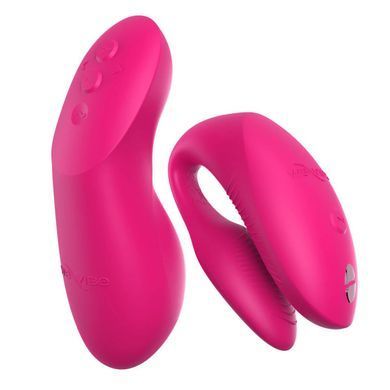 Смарт-вібратор для пар We-Vibe Chorus Pro Electric Pink, рожевий