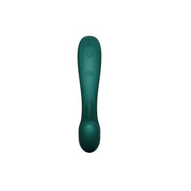 Вібратор-пульсатор з вакуумною насадкою Zalo &ndash; Talis G-Spot PulseWave Vibrator Turquoise зелений