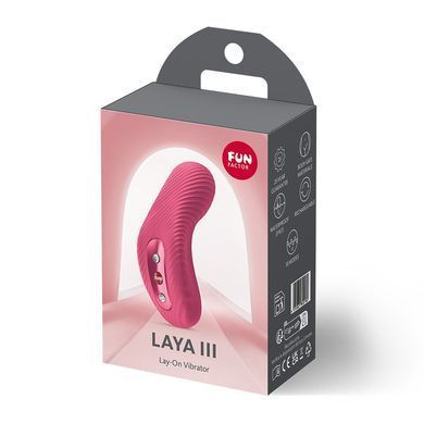 Накладной вибратор Fun Factory LAYA III Raspberry, розовый