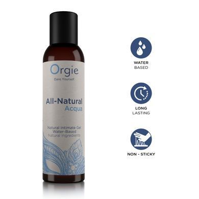 Лубрикант Orgie All-Natural Acqua, 150 мл