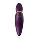 Вібратор 2в1 з язичком Zalo &mdash; Hero Twilight Purple, кристал Swarovski, фіолетовий