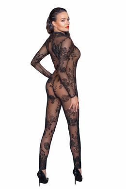 Сетчатый бодистокинг Noir Handmade F237 Long tulle overall, M