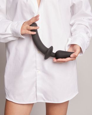 Анальна пробка з дилдо 2в1 Strap-On-Me SWITCH PLUG-IN DILDO Black S