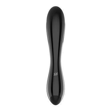 Двосторонній скляний дилдо Satisfyer Dazzling Crystal 1 чорний