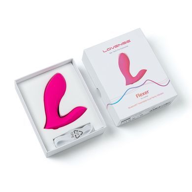Смарт-вибратор в трусики Lovense Flexer, розовый